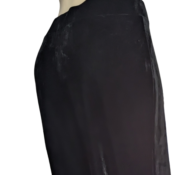 MOSSIMO Black Terciopelo bell Luxury Pants Size L Grande - Picture 9 of 16